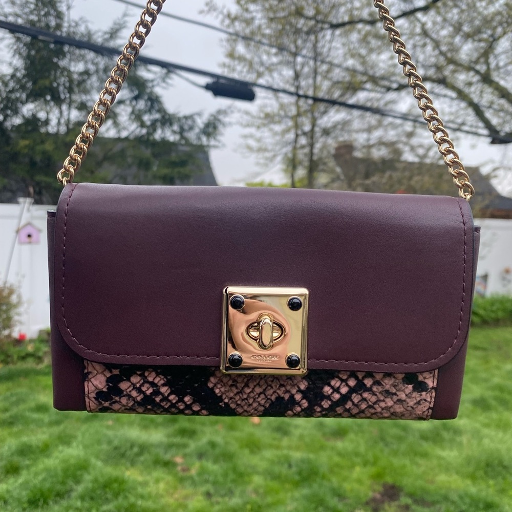 Coach Drifter Wallet in Exotic Embossed Leather 53994